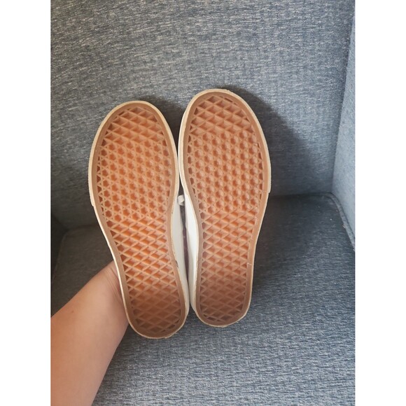 Vans Old Skool Skater Shoes Red & Blue Print Women's 5.5 - Picture 7 of 11